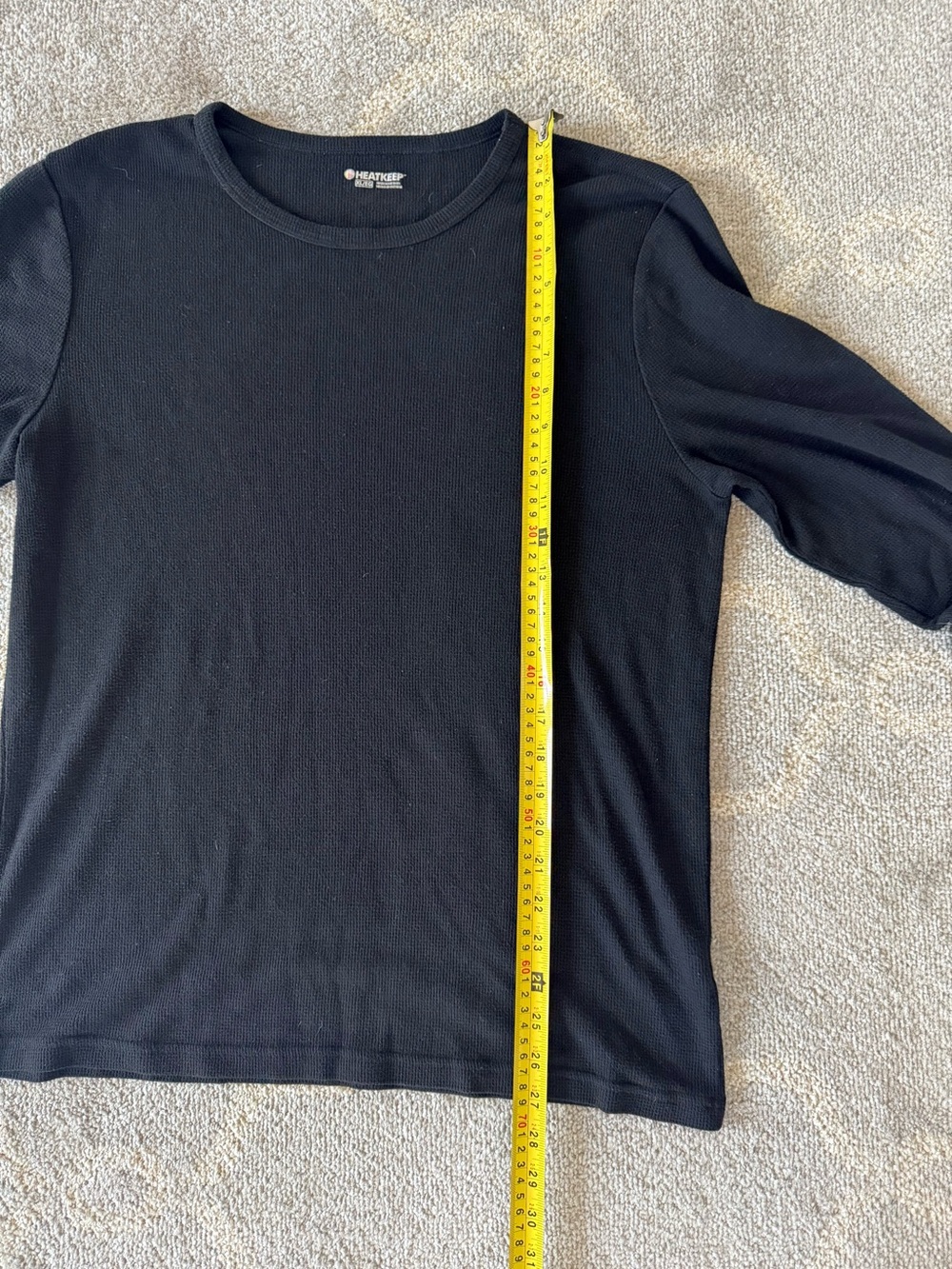 Black Heatkeep Thermal Long Sleeve XL Shirt - Picture 4 of 8